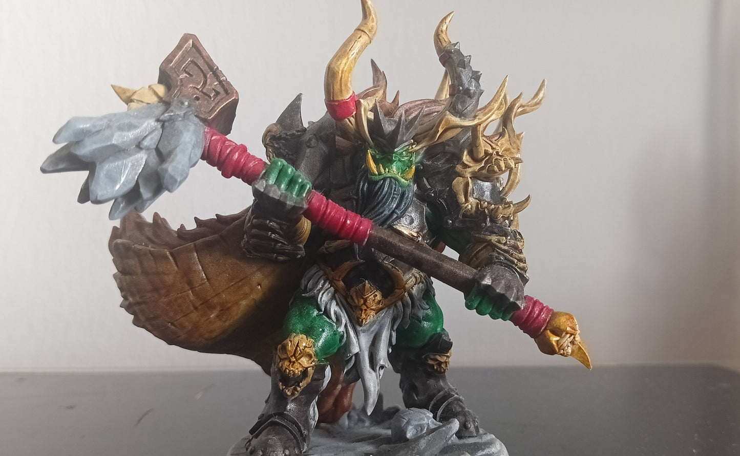 Hand-Painted Orc King Miniature
